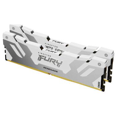Модуль пам'яті для комп'ютера DDR5 32GB (2x16GB) 6000 MHz Renegade White Kingston Fury (ex.HyperX) (KF560C32RWK2-32) фото №3