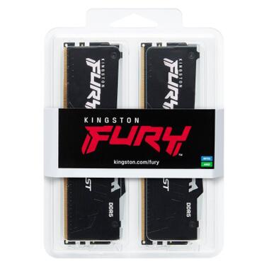 Модуль пам'яті для комп'ютера DDR5 64GB (2x32GB) 5600 MHz Beast RGB Kingston Fury (ex.HyperX) (KF556C36BBEAK2-64) фото №5