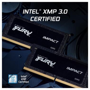 Модуль пам'яті для ноутбука SoDIMM DDR5 64GB (2x32GB) 5600 MHz FURY Impact Kingston Fury (ex.HyperX) (KF556S40IBK2-64) фото №4