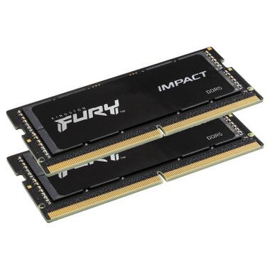 Модуль пам'яті для ноутбука SoDIMM DDR5 32GB (2x16GB) 6000 MHz Impact Kingston Fury (ex.HyperX) (KF560S38IBK2-32) фото №2