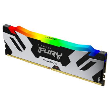 Модуль пам'яті для комп'ютера DDR5 24GB 6400 MHz Renegade RGB Black Kingston Fury (ex.HyperX) (KF564C32RSA-24) фото №2