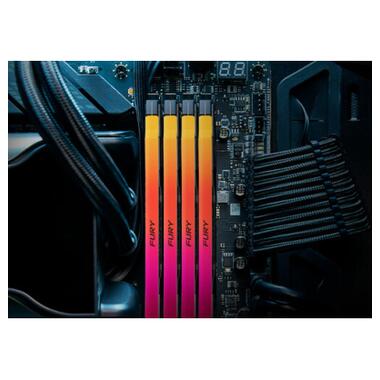 Модуль пам'яті для комп'ютера DDR5 24GB 6400 MHz Renegade RGB Black Kingston Fury (ex.HyperX) (KF564C32RSA-24) фото №8