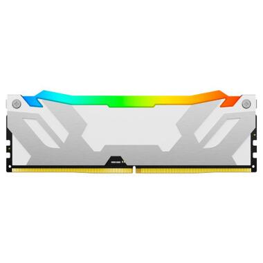 Модуль пам'яті для комп'ютера DDR5 16GB 6800 MHz Renegade RGB White/Silver Kingston Fury (ex.HyperX) (KF568C36RWA-16) фото №2