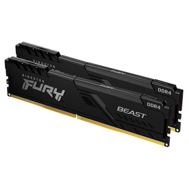 Модуль памяти для компьютера DDR4 16GB (2x8GB) 3200 MHz Black Kingston Fury (ex.HyperX) (KF432C16BBK2/16WP) фото №1