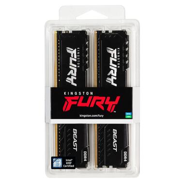 Модуль памяти для компьютера DDR4 16GB (2x8GB) 3200 MHz Black Kingston Fury (ex.HyperX) (KF432C16BBK2/16WP) фото №5