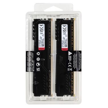Модуль памяти для компьютера DDR4 16GB (2x8GB) 3200 MHz Black Kingston Fury (ex.HyperX) (KF432C16BBK2/16WP) фото №6