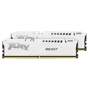 Модуль памяти для компьютера DDR5 32GB (2x16GB) 6000 MHz Beast White Kingston Fury (ex.HyperX) (KF560C36BWE2K2-32) фото №2