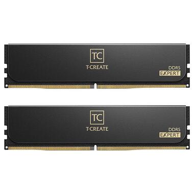 Модуль пам'яті  DDR5 2x16GB/6000 Team T-Create Expert Overclocking 10L Black (CTCED532G6000HC38ADC01) фото №1