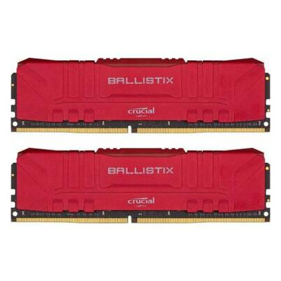 Модуль пам'яті для комп'ютера DDR4 32GB (2x16GB) 2666MHz Ballistix Red MICRON (BL2K16G26C16U4R) фото №1