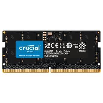 Модуль пам'яті для ноутбука SoDIMM DDR5 16GB 4800 MHz Micron (CT16G48C40S5) фото №1