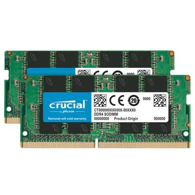 Модуль памяти для ноутбука SoDIMM DDR4 32GB (2x16GB) 3200 MHz Micron (CT2K16G4SFRA32A) фото №1