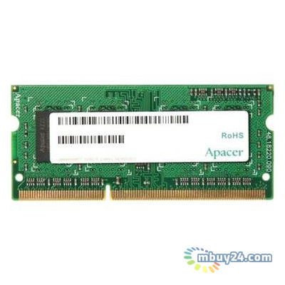 Модуль пам'яті для ноутбука Apacer SoDIMM DDR3L 4GB 1600 MHz (AS04GFA60CATBGJ) фото №1