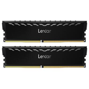 Модуль памяти для компьютера DDR4 16GB (2x8GB) 3600 MHz THOR Black Lexar (LD4U08G36C18LG-RGD) фото №1