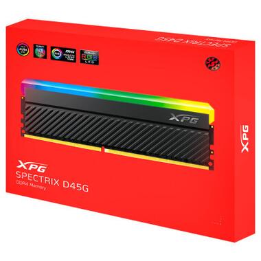 Модуль пам'яті для комп'ютера DDR4 16GB (2x8GB) 3600 MHz XPG Spectrix D45G RGB Black ADATA (AX4U36008G18I-DCBKD45G) фото №5