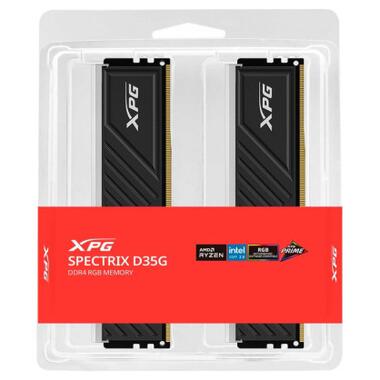 Модуль пам'яті для комп'ютера DDR4 64GB (2x32GB) 3600 MHz XPG Spectrix D35G RGB Black ADATA (AX4U360032G18I-DTBKD35G) фото №5