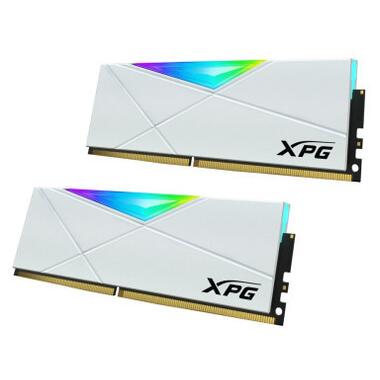 Модуль пам'яті для комп'ютера DDR4 64GB (4x16GB) 3600 MHz XPG Spectrix D50 RGB White ADATA (AX4U360016G18I-QCWH50) фото №2