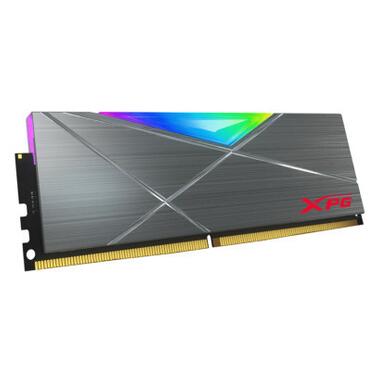 Модуль пам'яті для комп'ютера DDR4 8GB 3600 MHz XPG Spectrix D50 RGB Tungsten Gray ADATA (AX4U36008G18I-ST50) фото №3