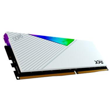 Модуль пам'яті для комп'ютера DDR5 32GB (2x16GB) 5200 MHz XPG Lancer RGB White ADATA (AX5U5200C3816G-DCLARWH) фото №3
