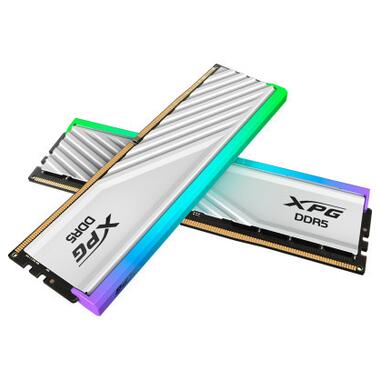 Модуль пам'яті для комп'ютера DDR5 64GB (2x32GB) 6000 MHz XPG Lancer Blade RGB White ADATA (AX5U6000C3032G-DTLABRWH) фото №3