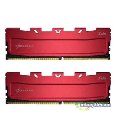 Модуль пам'яті для комп'ютера eXceleram DDR4 16GB (2x8GB) 3466 МГц Kudos Red (EKRED4163418AD) фото №1