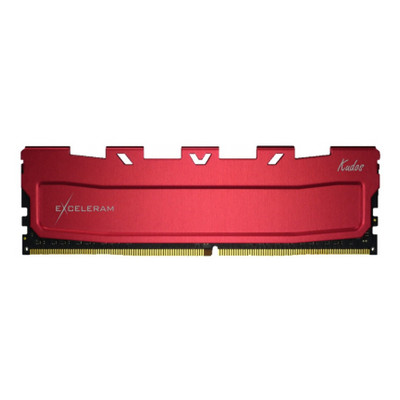 Модуль пам'яті eXceleram для комп'ютера DDR4 4GB 2666 MHz Red Kudos (EKBLACK4042619A) фото №1
