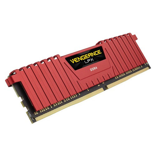 Модуль пам'яті DDR4 2x8GB/3200 Corsair Vengeance LPX Red (CMK16GX4M2B3200C16R) фото №2