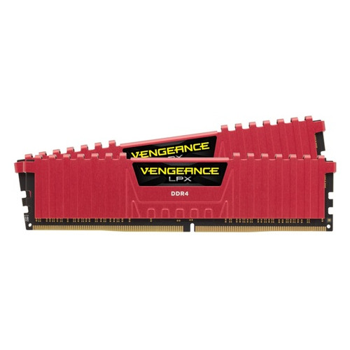 Модуль пам'яті DDR4 2x8GB/3200 Corsair Vengeance LPX Red (CMK16GX4M2B3200C16R) фото №1