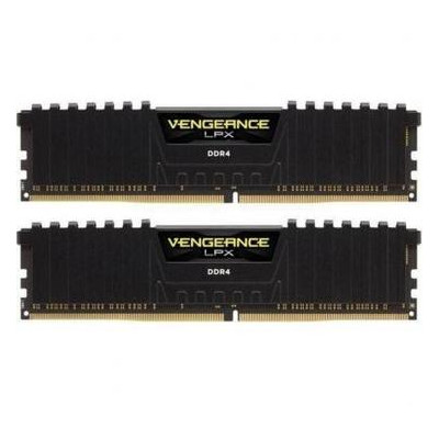 Модуль пам'яті DDR4 2х8GB/3600 Corsair Vengeance LPX Black (CMK16GX4M2D3600C18) фото №1