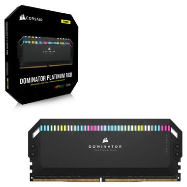 Модуль пам'яті для комп'ютера DDR5 32GB (2x16GB) 6000 MHz Dominator Platinum RGB Black Corsair (CMT32GX5M2B6000C30) фото №5