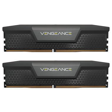 Модуль пам'яті для комп'ютера DDR5 32GB (2x16GB) 7000 MHz Vengeance Black Corsair (CMK32GX5M2B7000C40) фото №1