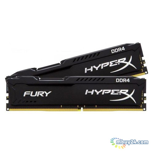 Модуль памяти Kingston DDR4 2x16GB/2400 HyperX Fury Black (HX424C15FBK2/32) фото №1