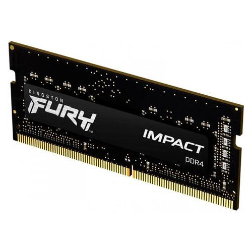 Пристрій для ноутбука Kingston DDR4 3200 32GB SO-DIMM FURY Impact (KF432S20IB/32) фото №2