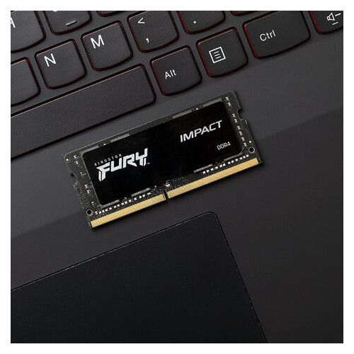 Пристрій для ноутбука Kingston DDR4 3200 16GB SO-DIMM FURY Impact (KF432S20IB/16) фото №12