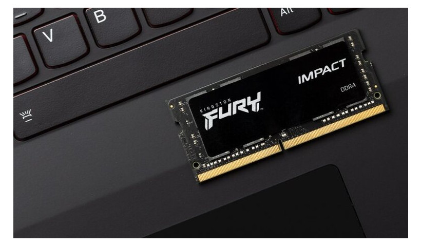 Пристрій для ноутбука Kingston DDR4 3200 16GB SO-DIMM FURY Impact (KF432S20IB/16) фото №3