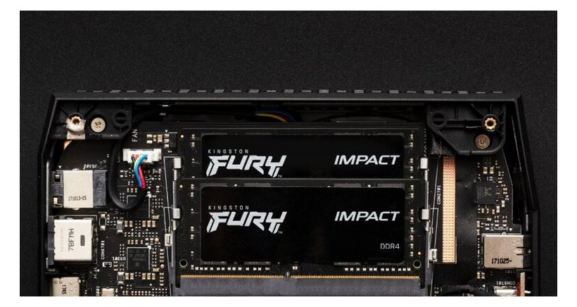 Пристрій для ноутбука Kingston DDR4 3200 16GB SO-DIMM FURY Impact (KF432S20IB/16) фото №6