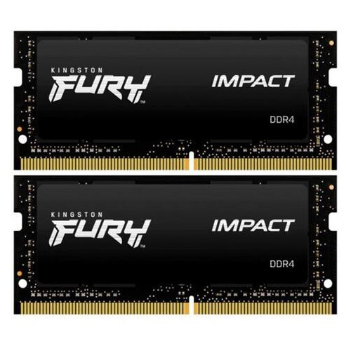 Модуль SO-DIMM 2x32GB/3200 DDR4 Kingston Fury Impact (KF432S20IBK2/64) фото №1