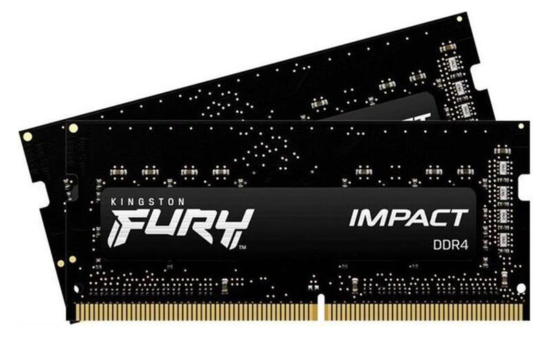 Модуль пам'яті SO-DIMM 2x8GB/3200 DDR4 Kingston Fury Impact (KF432S20IBK2/16) фото №1
