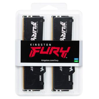 Модуль пам'яті для комп'ютера DDR5 64GB (2x32GB) 4800 MHz FURY Beast RGB Kingston Fury (ex.HyperX) (KF548C38BBAK2-64) фото №4