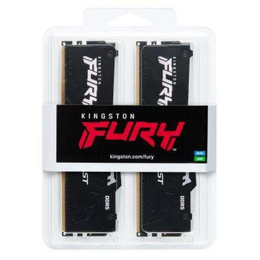 Модуль пам'яті для комп'ютера DDR5 16GB (2x8GB) 4800 MHz FURY Beast RGB Kingston Fury (ex.HyperX) (KF548C38BBAK2-16) фото №4