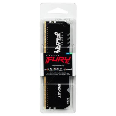 Пам'ять ПК Kingston DDR4 32GB 3600 FURY Beast RGB (KF436C18BB2A/32) фото №10