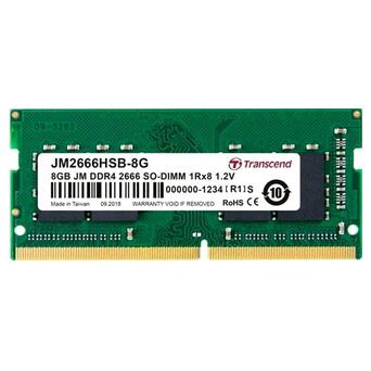 Пам'ять Transcend JetRam DDR4 2666 8GB SO-DIMM (JM2666HSB-8G) фото №1