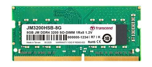 Пам'ять для ноутбука Transcend DDR4 3200 8GB SO-DIMM (JM3200HSB-8G) фото №1