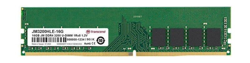Пам'ять для ПК Transcend DDR4 3200 16GB (JM3200HLE-16G) фото №1