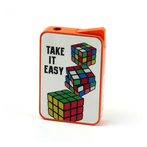 Комплект запальничка портсигар Champ Rubiks 3 кубики фото №5