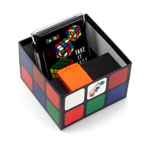 Комплект запальничка портсигар Champ Rubiks 3 кубики фото №2
