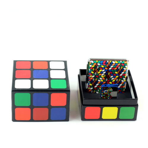 Комплект запальничка портсигар Champ Rubiks фото №2