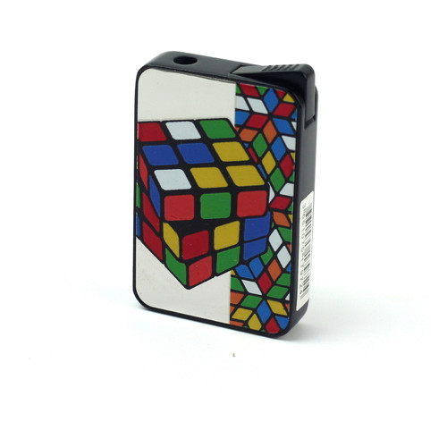 Комплект запальничка портсигар Champ Rubiks один кубик фото №5
