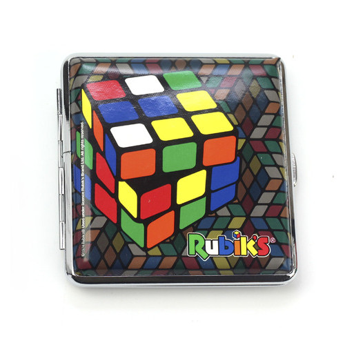 Комплект запальничка портсигар Champ Rubiks один кубик фото №3