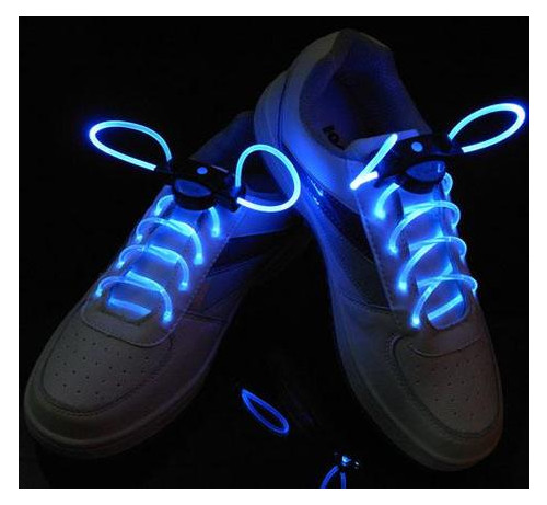 Шнурки, що світяться UFT Disco Blue фото №1
