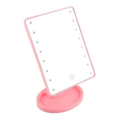 Зеркало для макияжа Magic Makeup Mirror R86667 с LED-подсветкой pink фото №1